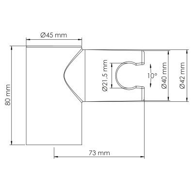 A319 Настенный держатель лейки Wasserkraft фото в интернет-магазине Русалия