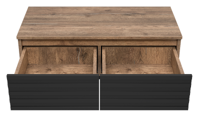 Консоль Dakota 80 на металлокаркасе (черная) DAK-019080-19-022Я Brevita фото в интернет-магазине Русалия