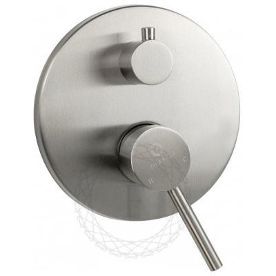 Душевая система встраиваемая FILARETE Roun FL1024NK, никель фото в интернет-магазине Русалия