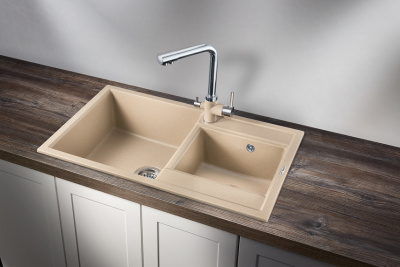 Кухонная мойка GRANULA (8201, ПЕСОК) фото в интернет-магазине Русалия