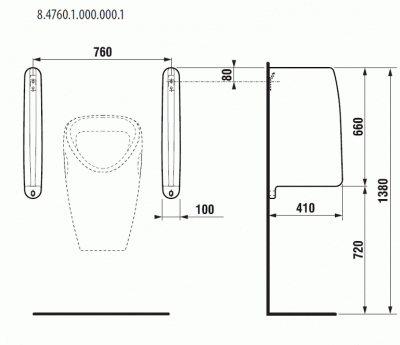 Разделительная перегородка Split 8476010000001 Jika фото в интернет-магазине Русалия