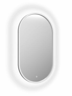 Зеркало с подсветкой Prime White 450x800 ореольная подсветка ЗЛП1099 Continent фото в интернет-магазине Русалия