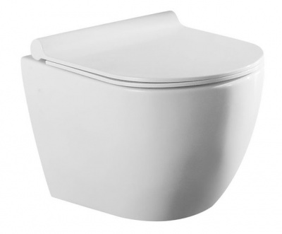 Унитаз подвесной безободковый AZ-2196D Geno с сиденьем микролифт Azario фото в интернет-магазине Русалия