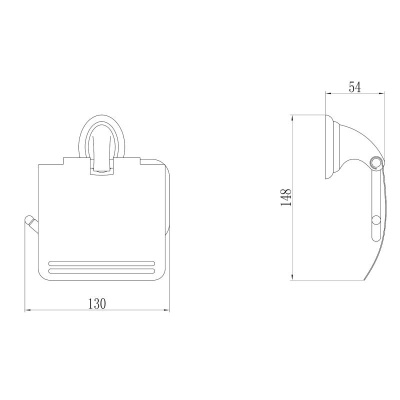 Держатель для туалетной бумаги Savol S-003151, хром фото в интернет-магазине Русалия