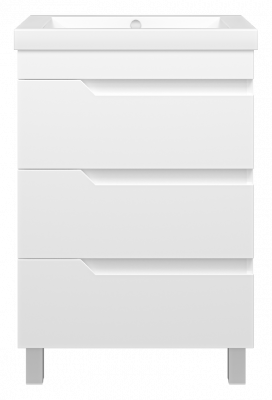 Тумба Софт 60 с раковиной Misty Алиса 58 Misty фото в интернет-магазине Русалия