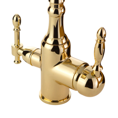 Смеситель для кухни под фильтр Venezia 30639 золото Veragio фото в интернет-магазине Русалия