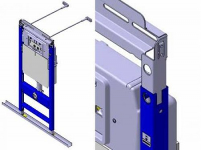 Инсталляция 3 в 1 Geberit Duofix 458.122.11.1 фото в интернет-магазине Русалия