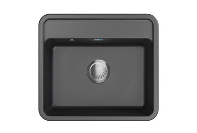Кухонная мойка GRANULA Стандарт (5601, ЧЁРНЫЙ) фото в интернет-магазине Русалия