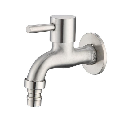 Кран водоразборный с аэратором Splenka S249.72, сатин фото в интернет-магазине Русалия