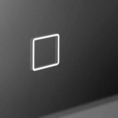 Зеркало с встроенным светильником и сенсорным выключателем SPC-RNG-600-LED-TCH, 12W, 220-240V, 600x30 BelBagno фото в интернет-магазине Русалия