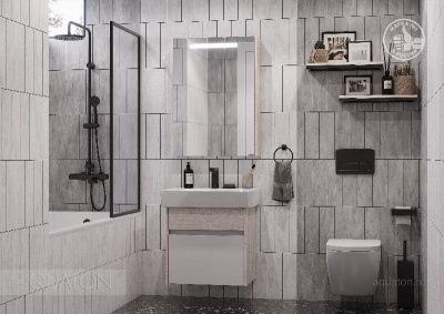 Зеркальный шкаф AQUATON Верди PRO 60 белый, ясень фабрик 1A206902VDAV0 фото в интернет-магазине Русалия