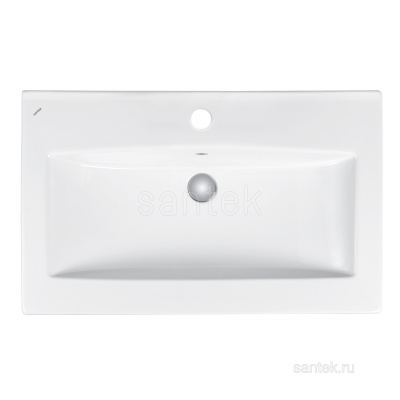 Раковина Santek Элина 75 отверстие под смеситель 1WH501619 фото в интернет-магазине Русалия