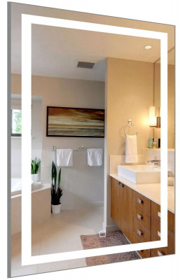 Зеркало Стиль 500х800 подсветка с сенсорным выключателем на подложке (CS00080495) фото в интернет-магазине Русалия