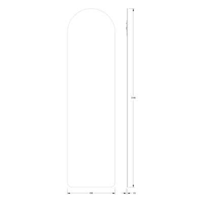 Зеркало настенное Primary EVOFORM 40х150 см, BY 0101 фото в интернет-магазине Русалия