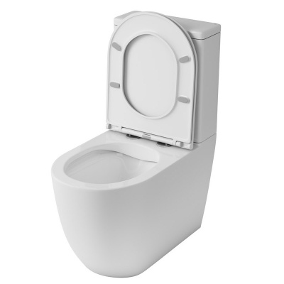 Унитаз OWLT190301 с бачком OWLT190301/2 Vind Cirkel-GL с сиденьем микролифт OWL фото в интернет-магазине Русалия