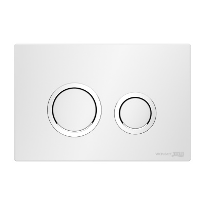 Aller 10TLT.031.ME.WH01 Встраиваемый смывной бачок, белый, хром Wasserkraft фото в интернет-магазине Русалия