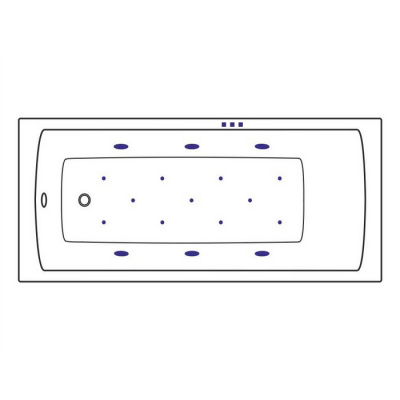 Гидромассажная ванна EXCELLENT Aquaria 160x70 "RELAX" (белый) WAEX.AQU16.RELAX.WH фото в интернет-магазине Русалия