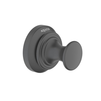 Крючок AQUATEK, матовый черный AQ4501MB КЛАССИК фото в интернет-магазине Русалия