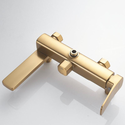 Душевая система Shevanik S9936G, золотой сатин фото в интернет-магазине Русалия