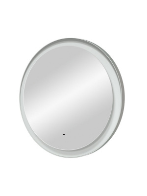 Зеркало с подсветкой Planet White d800 бесконтактный овальный сенсор ЗЛП691 Continent фото в интернет-магазине Русалия