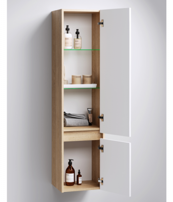 Подвесной пенал 35  дуб канадский SIT0535DK  City Aqwella фото в интернет-магазине Русалия