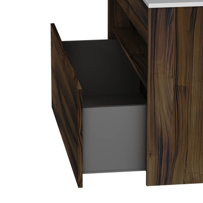 M8FFUX1001OF Func, База с нишей, 1 ящик (pull-out), 100 см, цвет дерево текстурир-ое Am.Pm фото в интернет-магазине Русалия