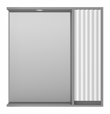 Зеркальный шкаф Balaton 80 правый (комбинированный) BAL-04080-01-01П Brevita фото в интернет-магазине Русалия