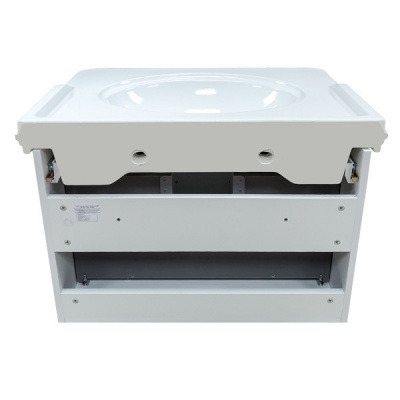 COMFORTY. Тумба-умывальник "Неаполь-80" белый глянец с раковиной 50180 фото в интернет-магазине Русалия