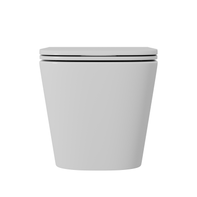 Унитаз D&K подвесной  безободковый (торнадо), сиденье микролифт Berlin (DT1436516) фото в интернет-магазине Русалия