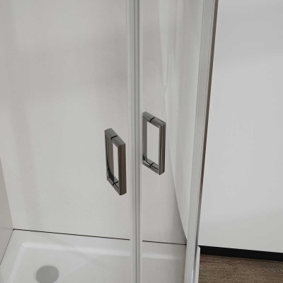 Душевой уголок City VSQ-5CT900CL, 900*900, хром, стекло прозрачное Vincea фото в интернет-магазине Русалия