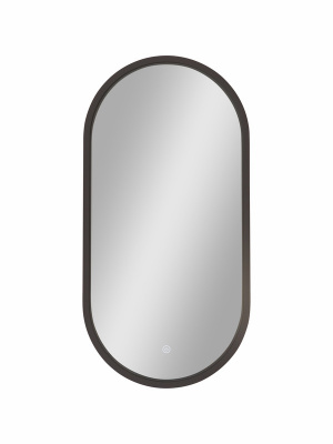 Зеркало с подсветкой Delia Grey 400х800 двойная посветка на один сенсор (внутренняя и внешняя) ЗЛП3824 Continent фото в интернет-магазине Русалия