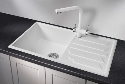 Кухонная мойка GRANULA (8601, АРКТИК ) фото в интернет-магазине Русалия