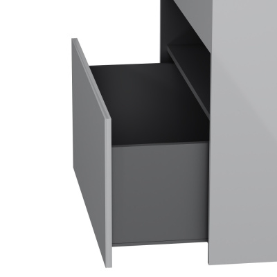 M8FFUX0801WG Func, База с нишей, 1 ящик (pull-out), 80 см, цвет белый глянец Am.Pm фото в интернет-магазине Русалия