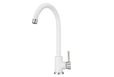 Смеситель для кухни GRANULA (ST-4031, БЕЛЫЙ) фото в интернет-магазине Русалия