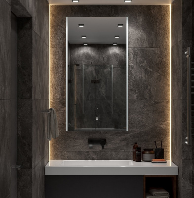 Зеркало с подсветкой Modern 600х1100 ЗЛП618 Continent фото в интернет-магазине Русалия