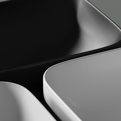 Умывальник чаша накладная прямоугольная Element 605*380*150мм CN6053 Ceramica Nova фото в интернет-магазине Русалия