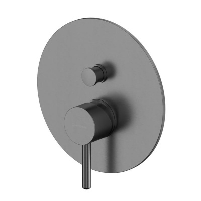 Смеситель для душа скрытого монтажа WHITECROSS Y Y1235GM (оружейная сталь) фото в интернет-магазине Русалия