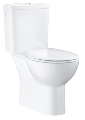 Унитаз безободковый 39349000 с бачком 39436000 Bau Ceramic Grohe фото в интернет-магазине Русалия