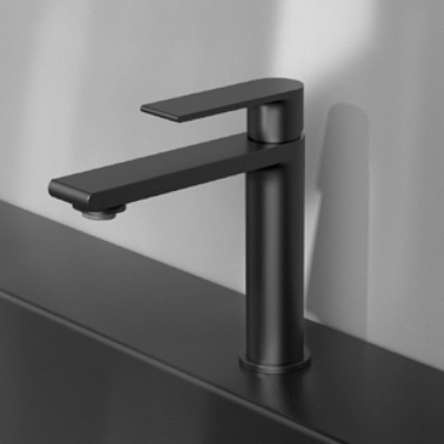 Смеситель для раковины Vogue VBF-1V1MB однорычажный, черный Vincea фото в интернет-магазине Русалия