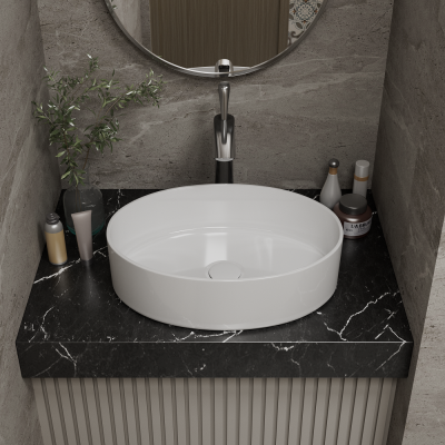 Раковина накладная DK Matrix DT1390316, 500*360*140мм, белый (DT1390316) фото в интернет-магазине Русалия