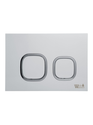 AMBERG 404 WT Инсталляция для напольного унитаза. Белая кнопка WeltWasser фото в интернет-магазине Русалия