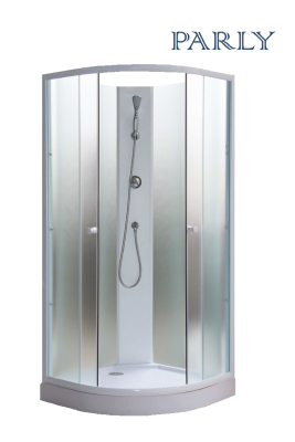 Кабина TMF911 душевая без крыши PARLY   85х85х190 см фото в интернет-магазине Русалия