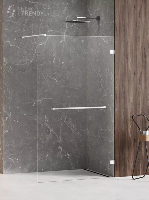 Душевое ограждение NEW TRENDY AVEXA WHITE 140x200 EXK-2957 (белый) фото в интернет-магазине Русалия