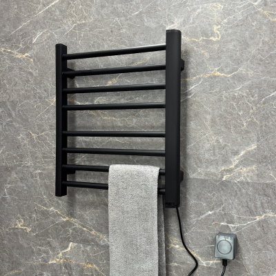 Полотенцесушитель электрический Fixsen UNIVERSAL 600х500 FX-7200B, черный FX-7200B фото в интернет-магазине Русалия