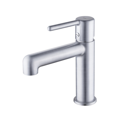 Смеситель для умывальника, хром матовый, Aiger, IDDIS (AIGBC00i01) фото в интернет-магазине Русалия