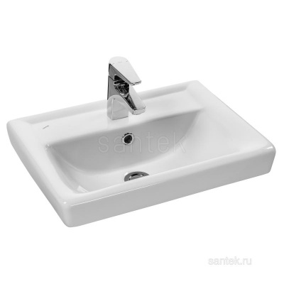Раковина Santek Тигода 50 отверстие под смеситель 1WH302128 фото в интернет-магазине Русалия