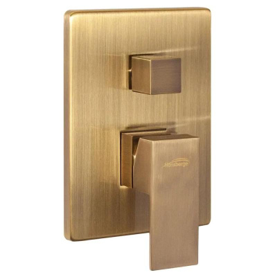 Душевая система встраиваемая Hansberge H6075BR, бронза фото в интернет-магазине Русалия