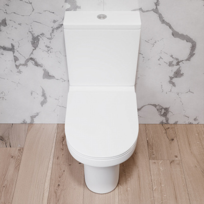 DX35C8600SC Skyline унитаз-компакт безободковый с сиденьем микролифт фото в интернет-магазине Русалия