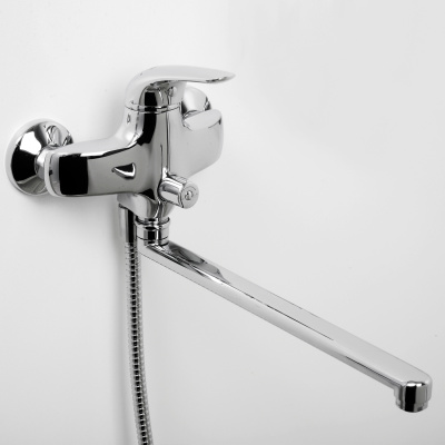 Rossel 2802L Смеситель для ванны с длинным изливом Wasserkraft фото в интернет-магазине Русалия