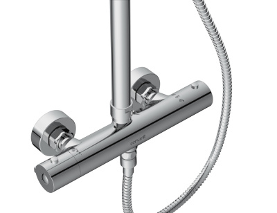 Душевая система с термостатом для душа Brasko A63066 Cersanit фото в интернет-магазине Русалия